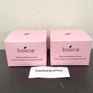 Boscia Chia Seed Moisture Cream 1.61oz NEW Hydrating Skincare, x2